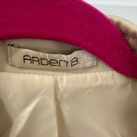 Arden B Women's Blazer Jacket Stretch Tan Cream Small Work Travel Office - Picture 6 of 7